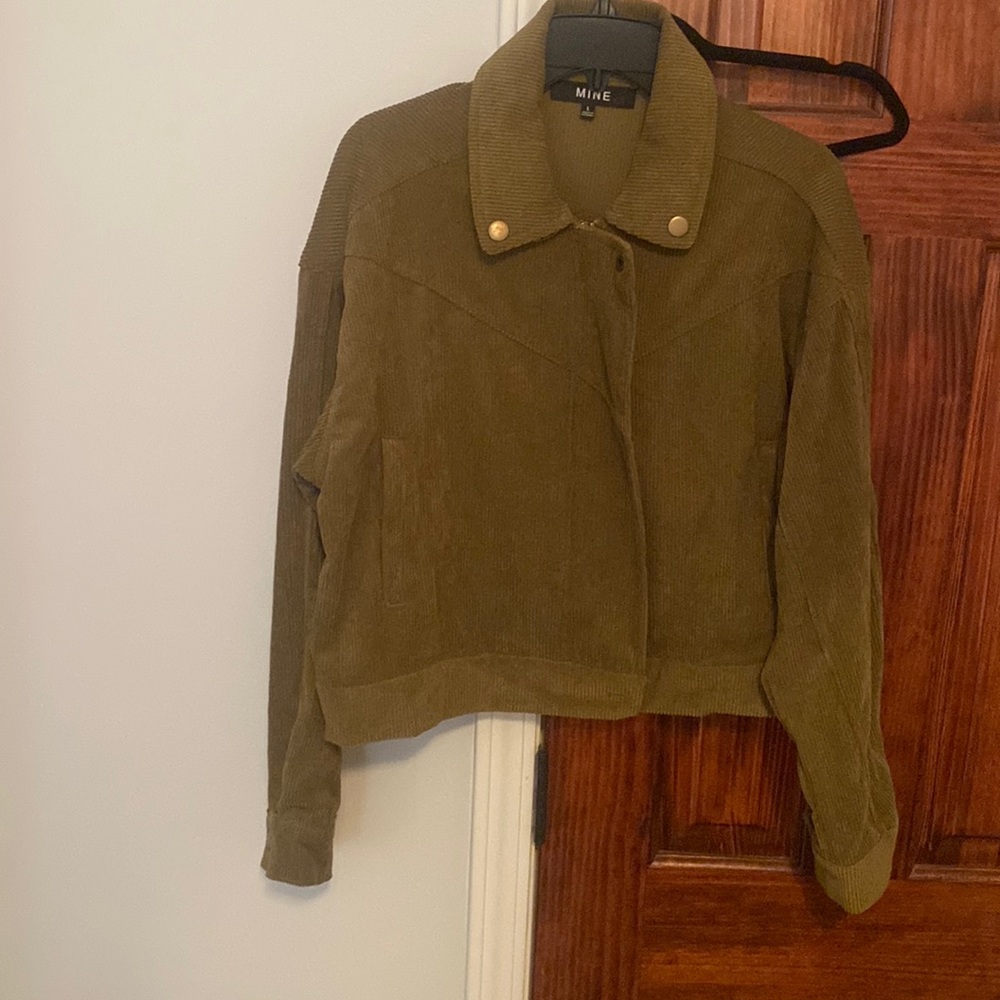 MINE Large olive green jacket